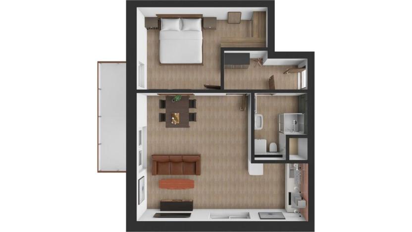 Prodej bytu 2+kk, Teplice, Novoveská, 61 m2