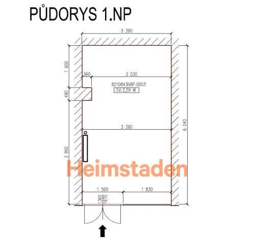 Pronájem obchodního prostoru, Orlová - Lutyně, Masarykova třída, 20 m2