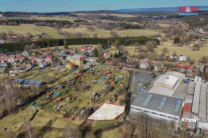 Prodej zahrady, Krásná, 573 m2