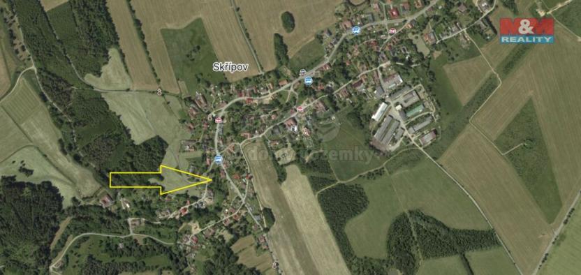 Prodej louky, Skřípov, 1278 m2