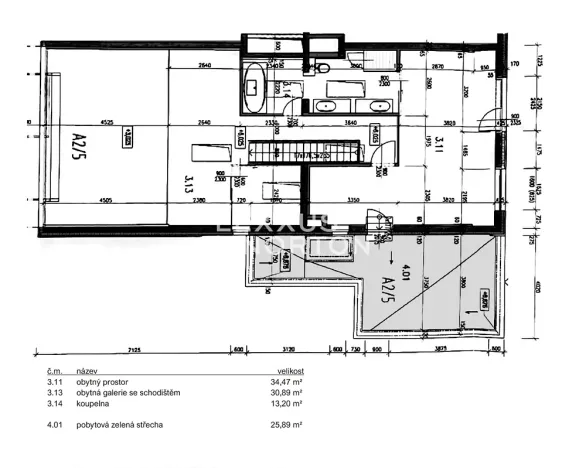 Prodej bytu 4+kk, Praha - Břevnov, Atletická, 236 m2