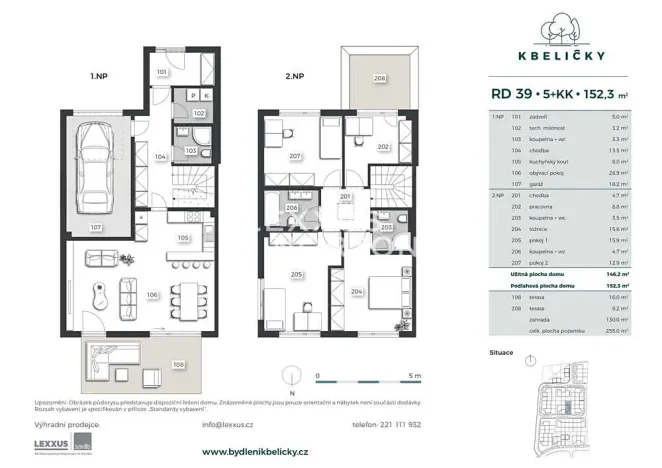 Prodej rodinného domu, Praha - Kbely, Hůlkova, 152 m2