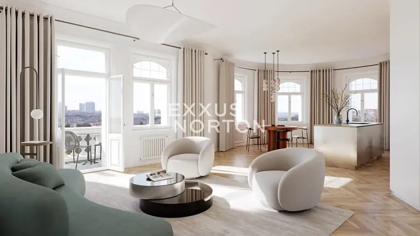Prodej bytu 4+kk, Praha - Vršovice, Norská, 134 m2