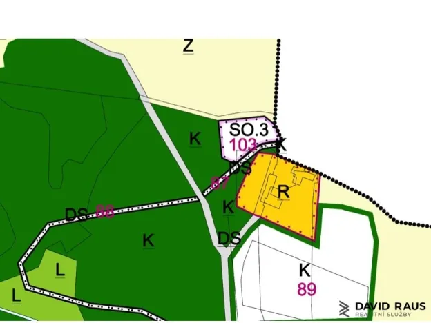 Prodej pozemku pro bydlení, Vyškovec, 2226 m2
