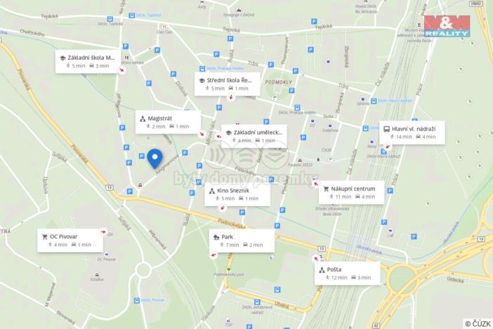 Prodej bytu 3+1, Děčín - Děčín IV-Podmokly, Jungmannova, 120 m2