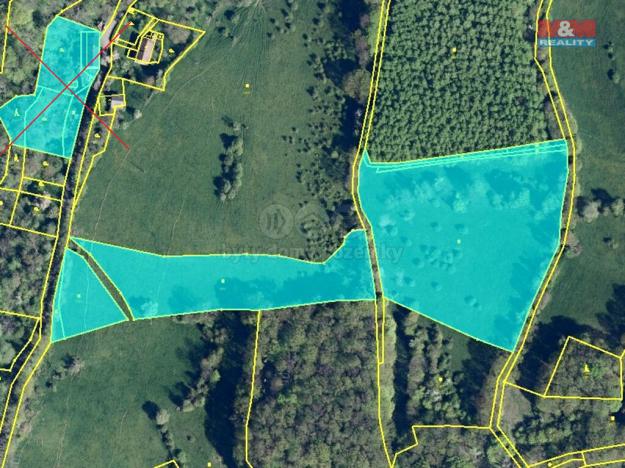 Prodej louky, Malšovice - Hliněná, 21830 m2