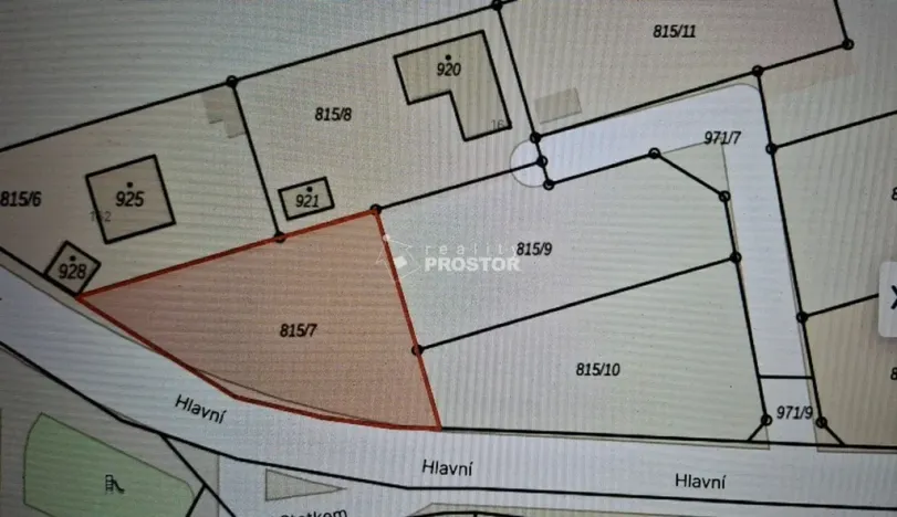 Prodej pozemku pro bydlení, Svinaře, Hlavní, 900 m2