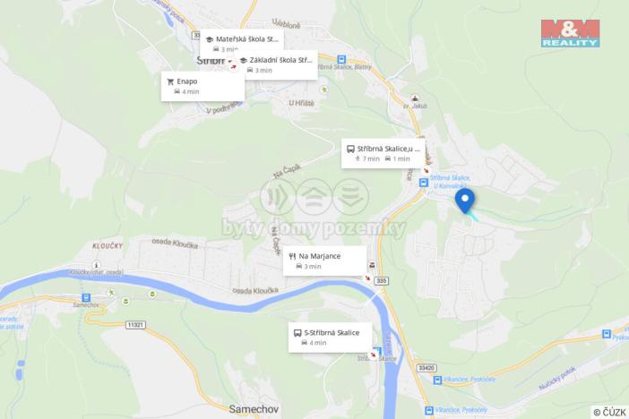 Prodej pozemku pro bydlení, Stříbrná Skalice, 1955 m2