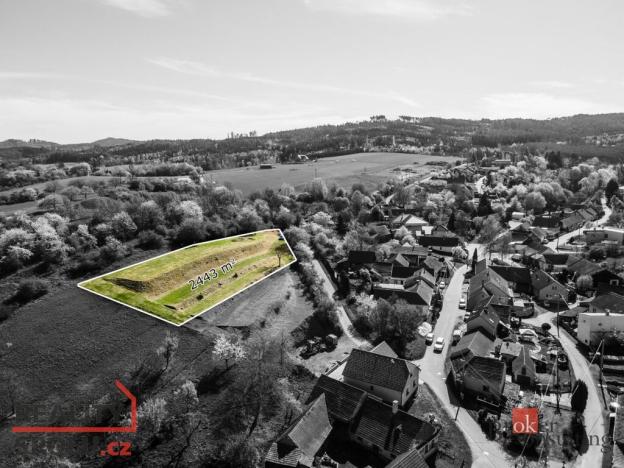 Prodej zahrady, Cetkovice, 2443 m2