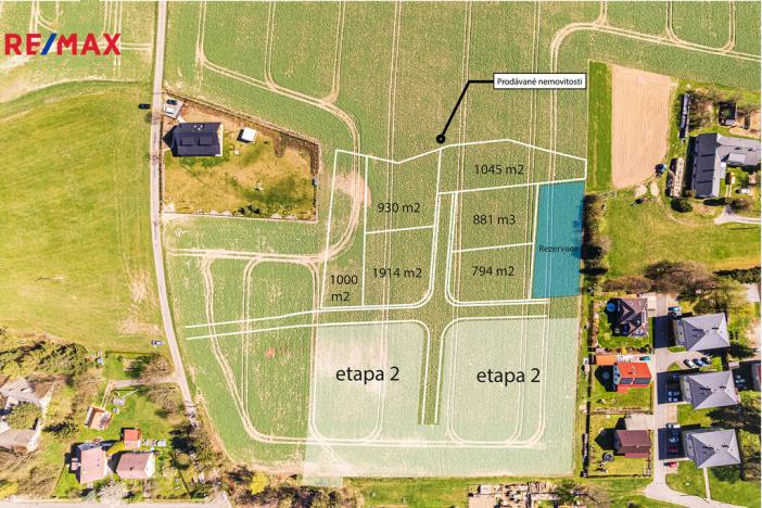 Prodej pozemku pro bydlení, Borová, 1045 m2