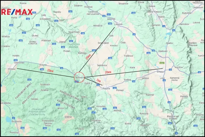 Prodej pozemku pro bydlení, Borová, 1045 m2