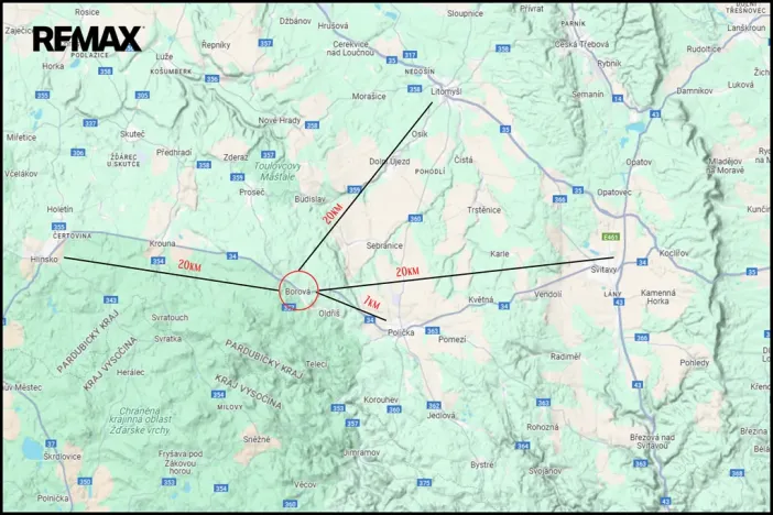 Prodej pozemku pro bydlení, Borová, 1045 m2