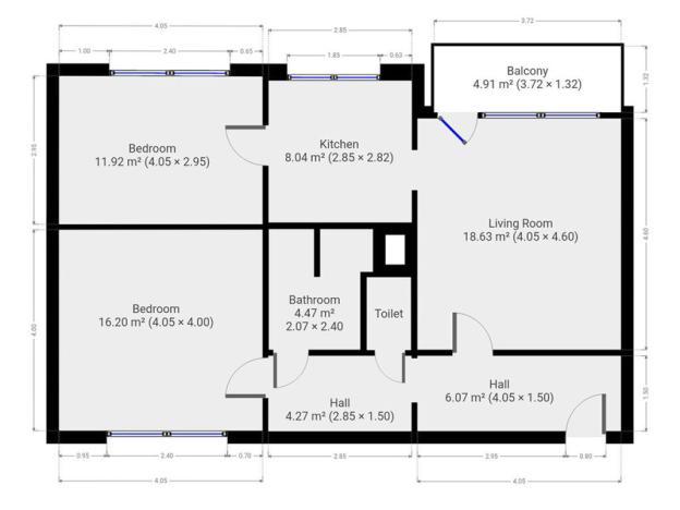 Pronájem bytu 3+kk, Praha - Hlubočepy, Dreyerova, 71 m2
