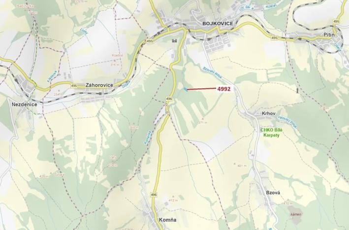 Dražba lesa, Bojkovice, 4193 m2