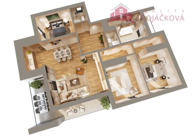 Prodej bytu 4+kk, Čeladná, 144 m2