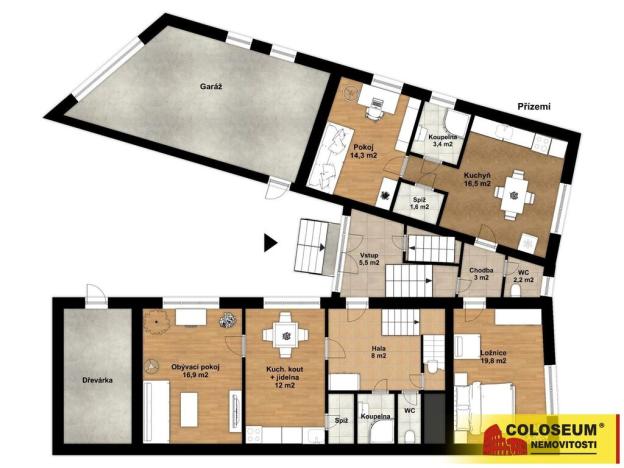 Prodej rodinného domu, Komňa, 146 m2