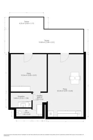 Pronájem bytu 2+kk, Brno, Košinova, 56 m2