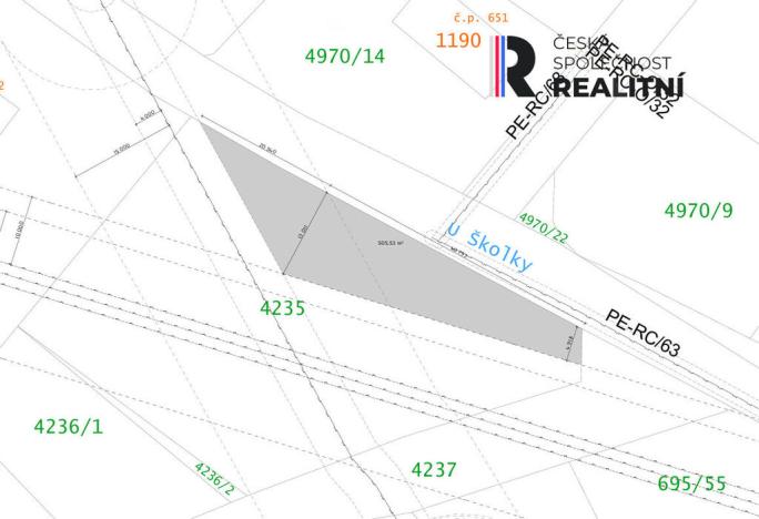 Prodej pozemku pro bydlení, Kryry, U Školky, 2314 m2