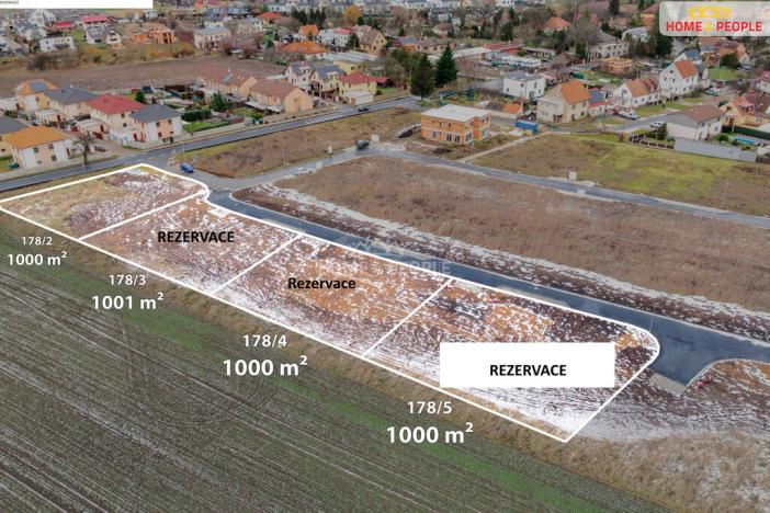 Prodej pozemku pro bydlení, Veleň, Západní, 1000 m2