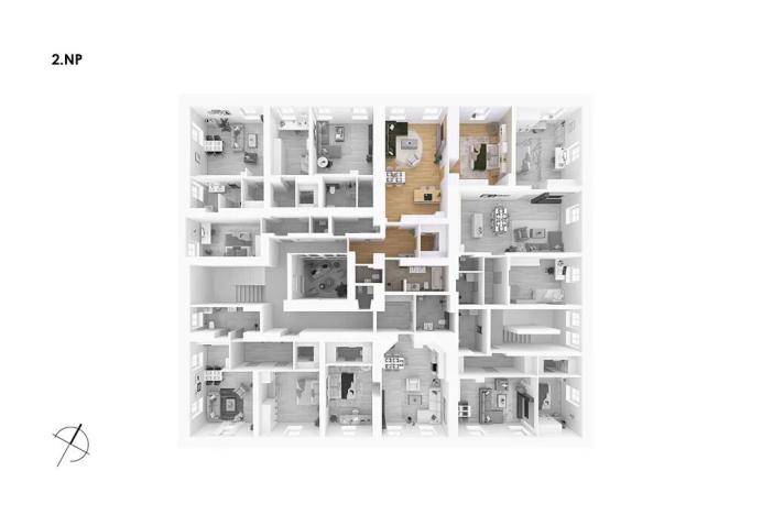 Prodej bytu 2+kk, Postupice, Blanická, 78 m2