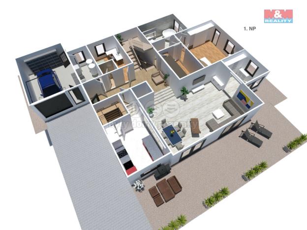 Prodej rodinného domu, Kunice, Do Žlábek, 340 m2