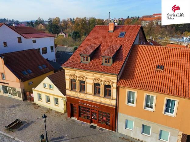 Prodej obchodního prostoru, Vlašim, Žižkovo nám., 490 m2