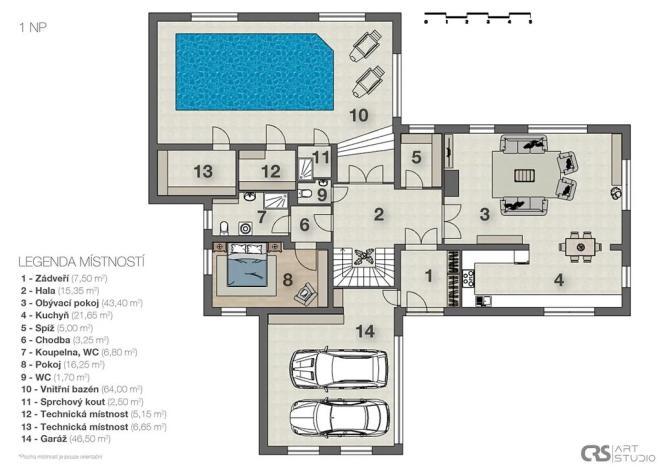 Prodej rodinného domu, Mladá Boleslav, Na Dubcích, 425 m2