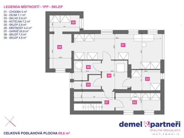 Prodej rodinného domu, Okrouhlo - Zahořany, 193 m2