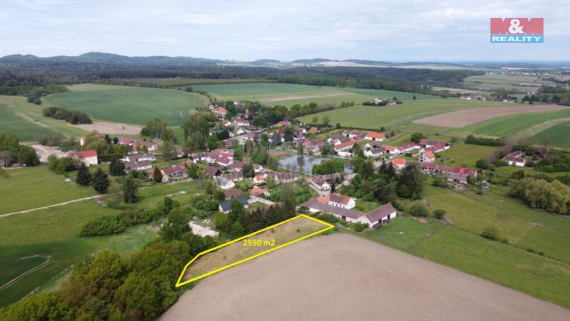 Prodej pozemku pro bydlení, Albrechtice nad Vltavou - Údraž, 2590 m2