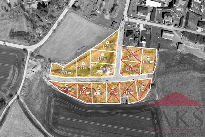 Prodej pozemku pro bydlení, Záboří, 904 m2