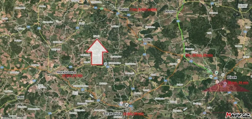 Prodej pozemku pro bydlení, Záboří, 904 m2