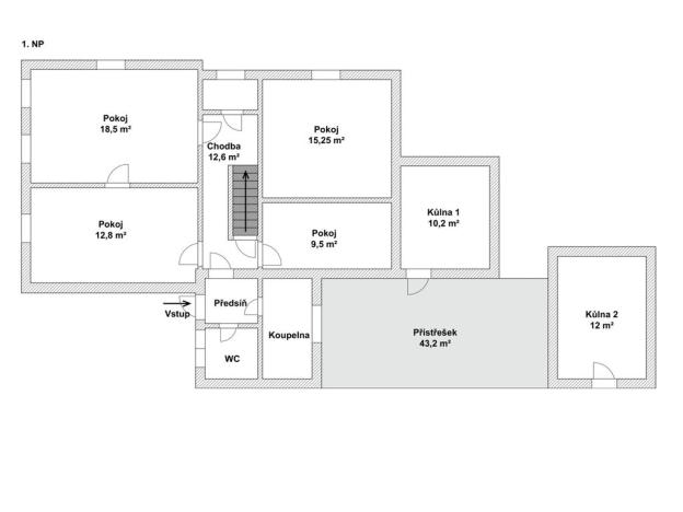 Prodej rodinného domu, Lomnice nad Popelkou - Chlum, 957 m2