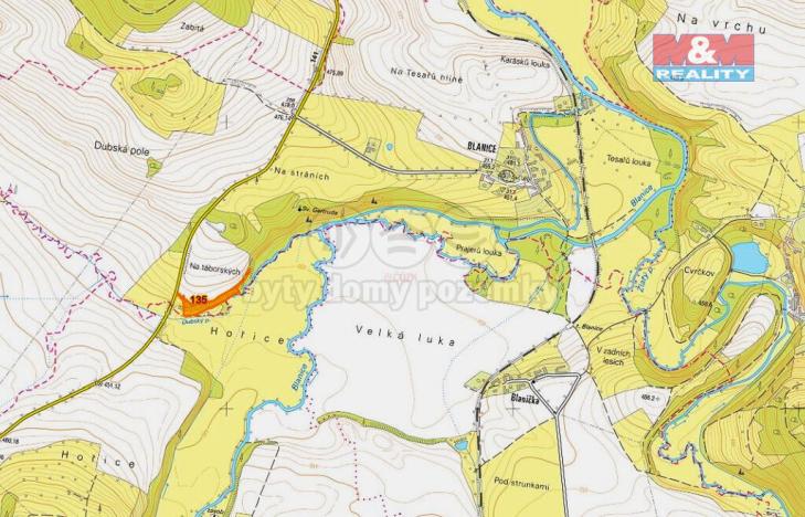 Prodej louky, Bavorov, 8600 m2