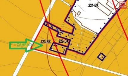 Prodej zahrady, Křelov-Břuchotín - Křelov, 1975 m2