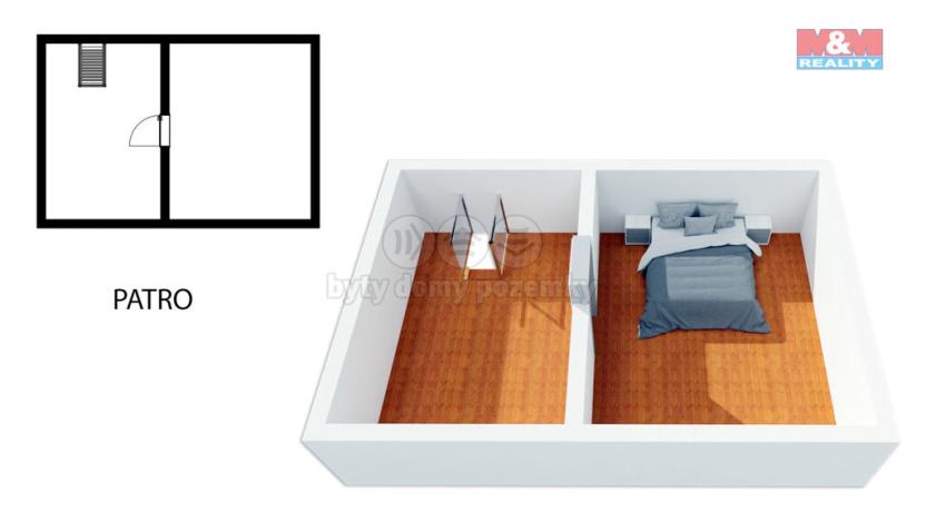 Prodej chalupy, Nalžovské Hory - Stříbrné Hory, 65 m2