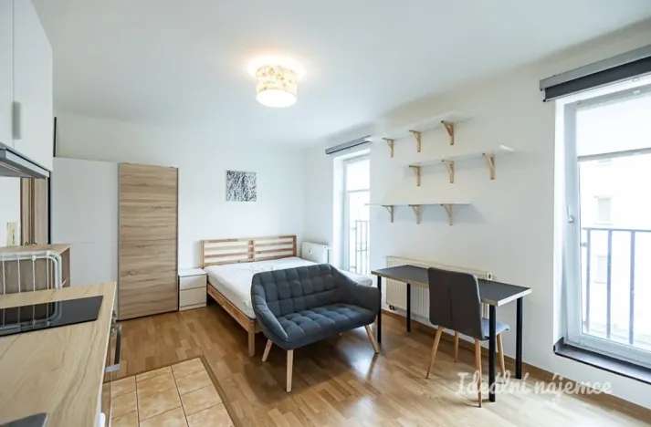 Pronájem bytu 1+kk, Šestajovice, Komenského, 25 m2