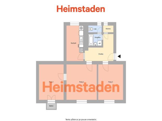 Pronájem bytu 3+1, Havířov - Šumbark, Anglická, 71 m2