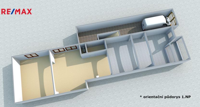 Prodej činžovního domu, Uničov, Masarykovo nám., 307 m2