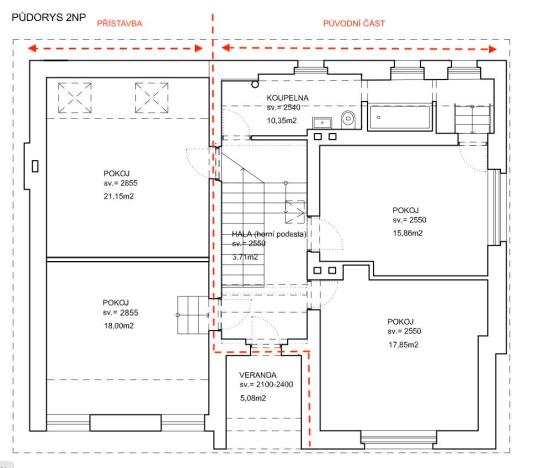 Prodej rodinného domu, Dobřichovice, Všenorská, 195 m2