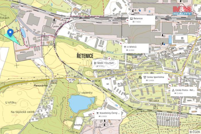 Prodej komerčního pozemku, Teplice - Hudcov, 6787 m2