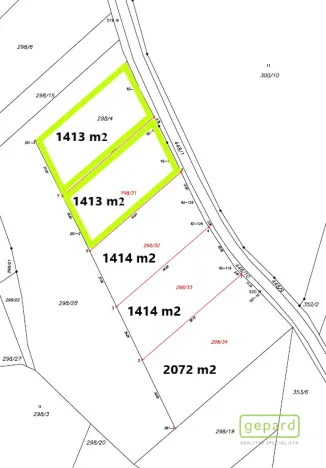 Prodej pozemku pro bydlení, Úhlejov, 1413 m2
