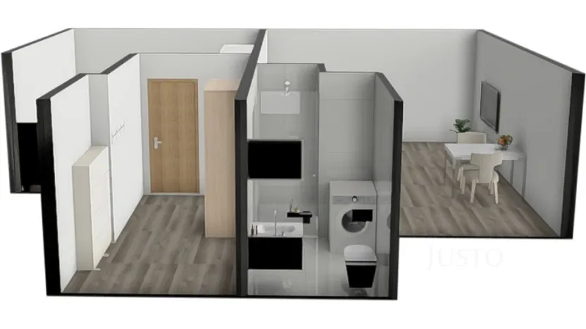 Pronájem bytu 2+kk, Bechyně, Soukenická, 44 m2