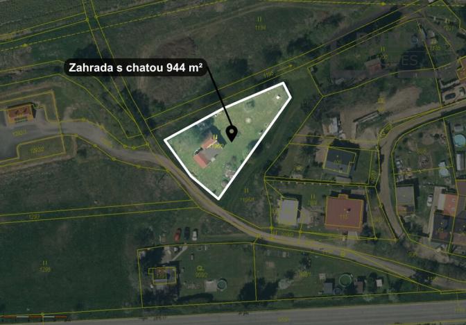 Prodej zahrady, Sulislav, 944 m2