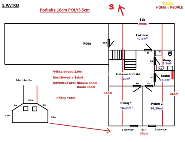 Prodej rodinného domu, Štěpánovice, Sosenská, 190 m2