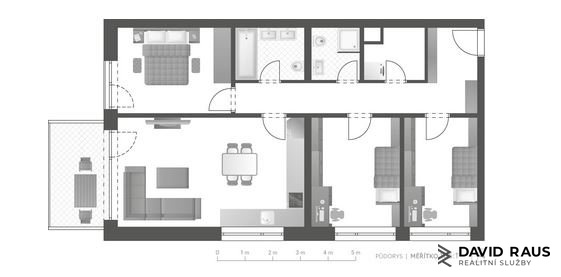 Prodej bytu 4+kk, Šlapanice, Těsnohlídkova, 97 m2