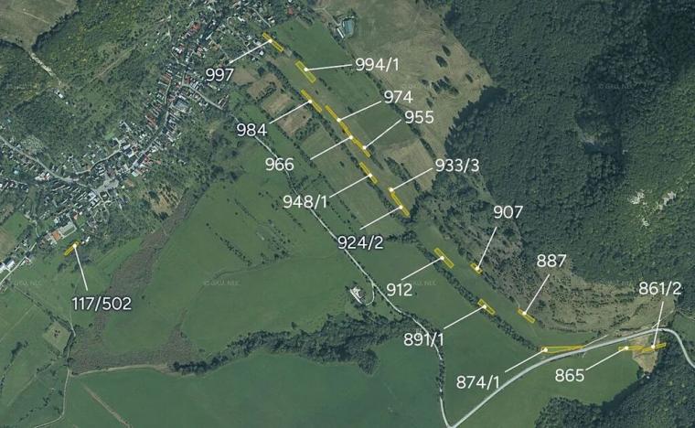 Prodej pole, Zliechov, Slovensko, 23380 m2