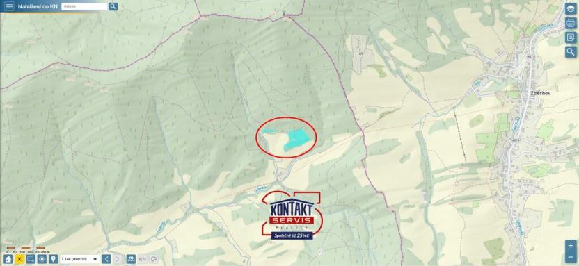 Prodej lesa, Lužná, 13657 m2