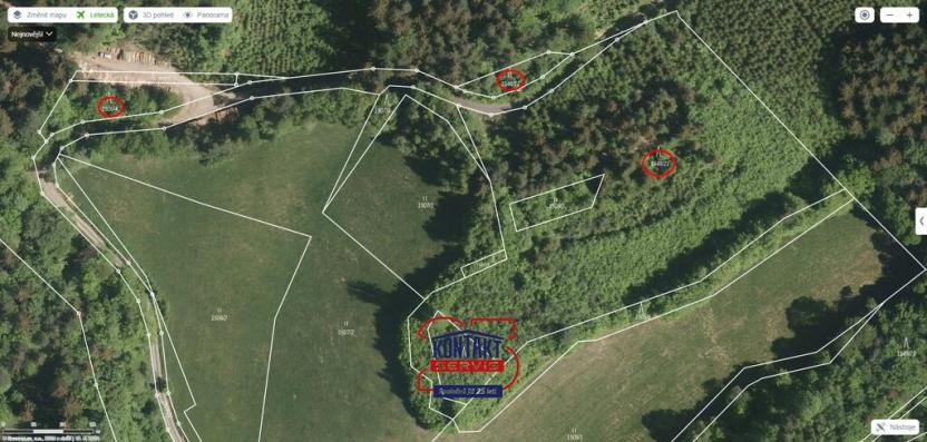 Prodej lesa, Lužná, 13657 m2