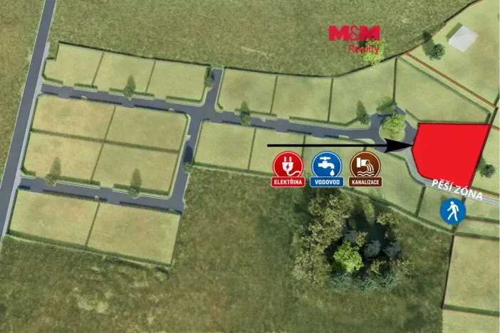 Prodej pozemku pro bydlení, Nová Ves, 1025 m2