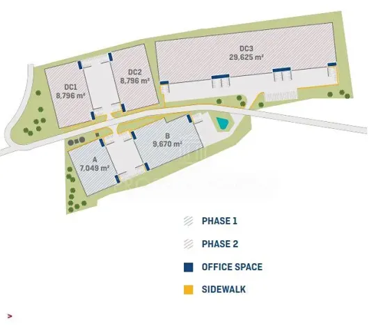 Pronájem skladu, Myslinka, 8426 m2